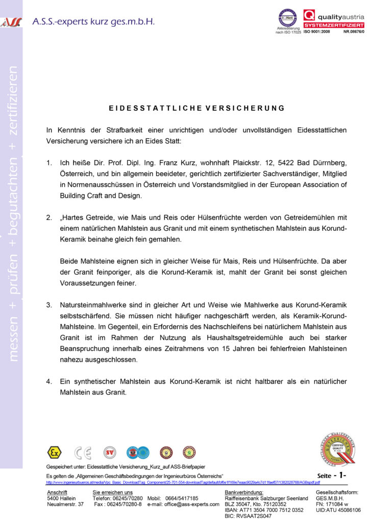 Eidesstattliche Erklärung