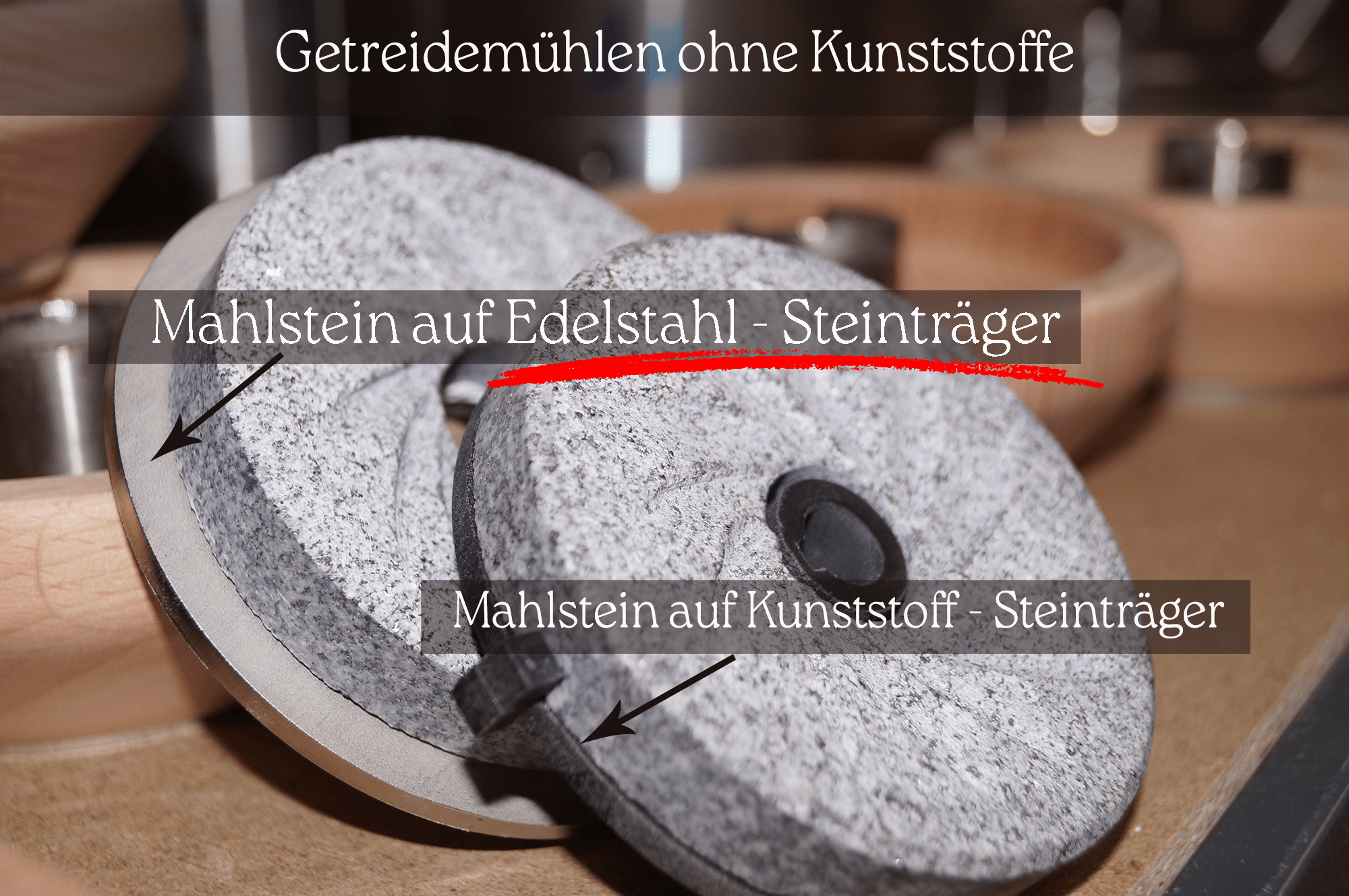 Mühlen ohne Kunststoffe